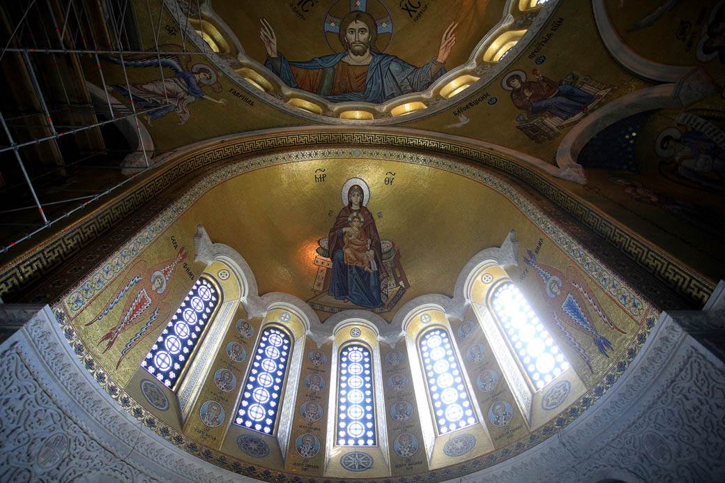 Aleksandar Vučić patrijarh Irinej Hram Svetog Save nova Sveta Sofija Aja Sofija fotografije