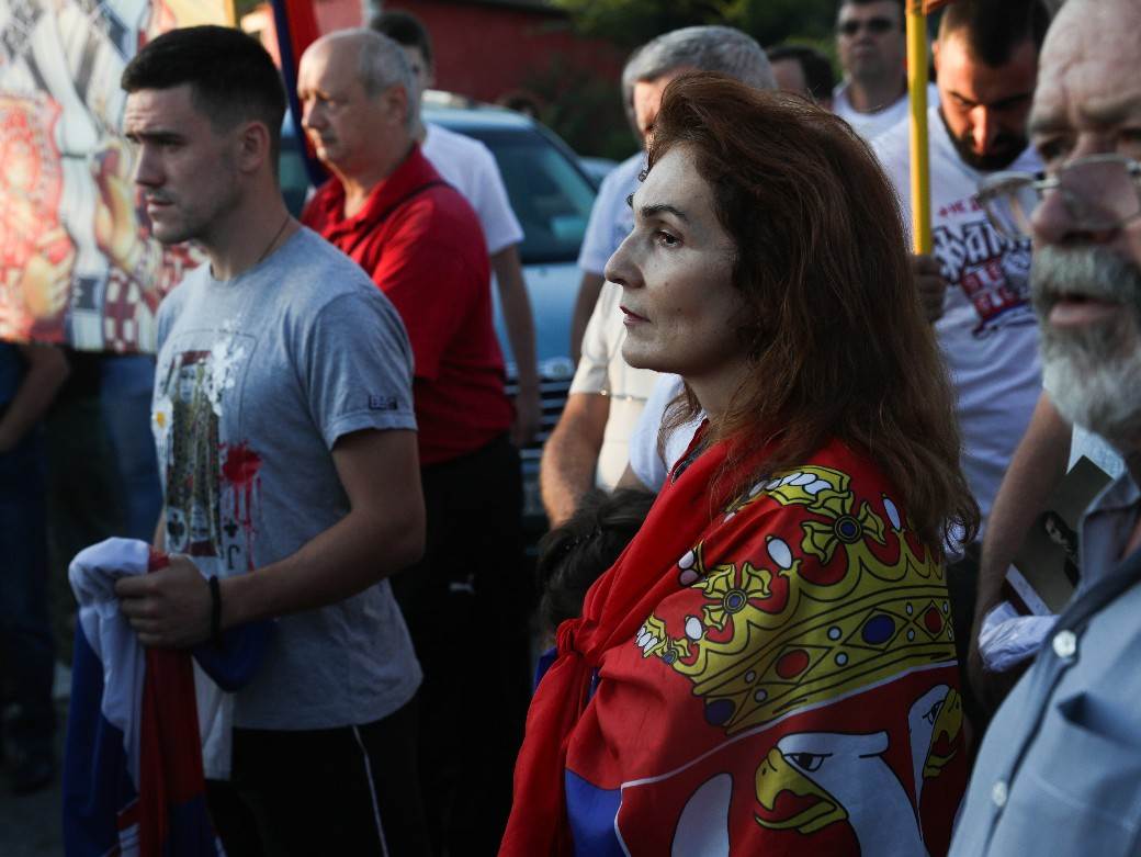 Crna Gora auto-litija Podgorica blokada puteva