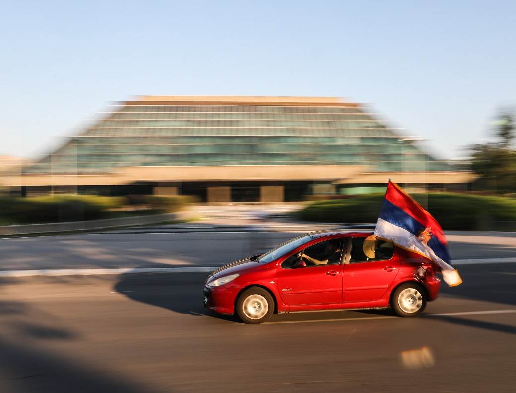 Crna Gora auto-litija Podgorica blokada puteva