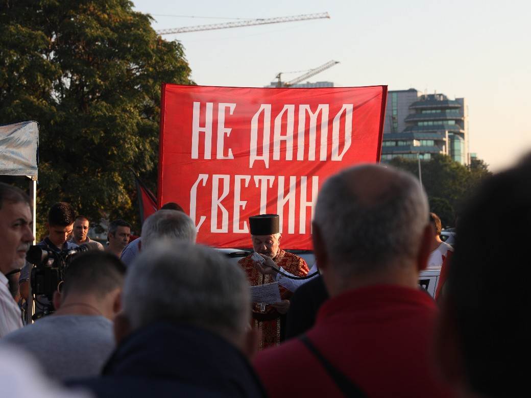 Crna Gora auto-litija Podgorica blokada puteva