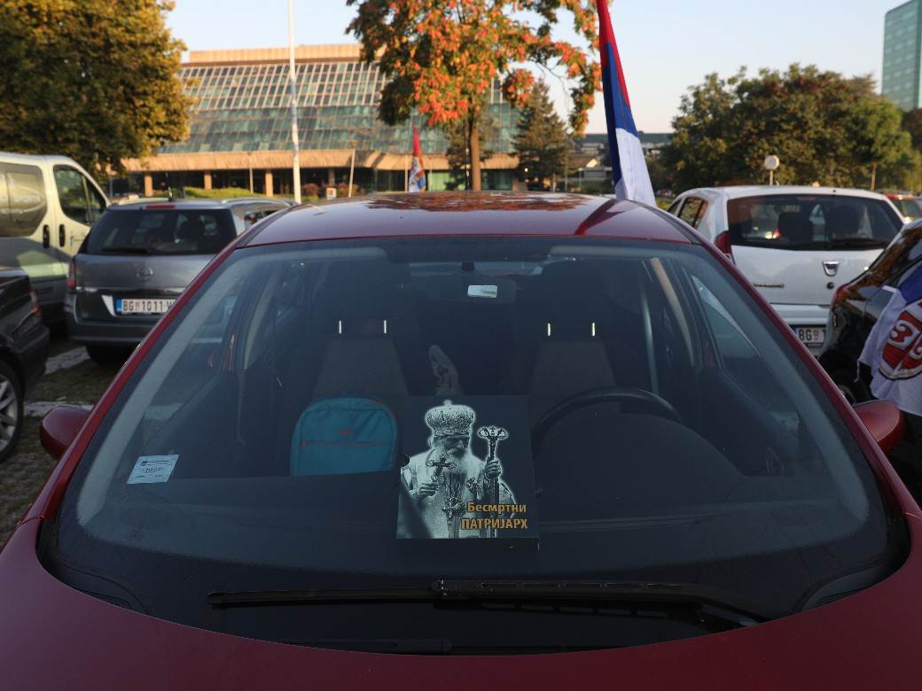 Crna Gora auto-litija Podgorica blokada puteva