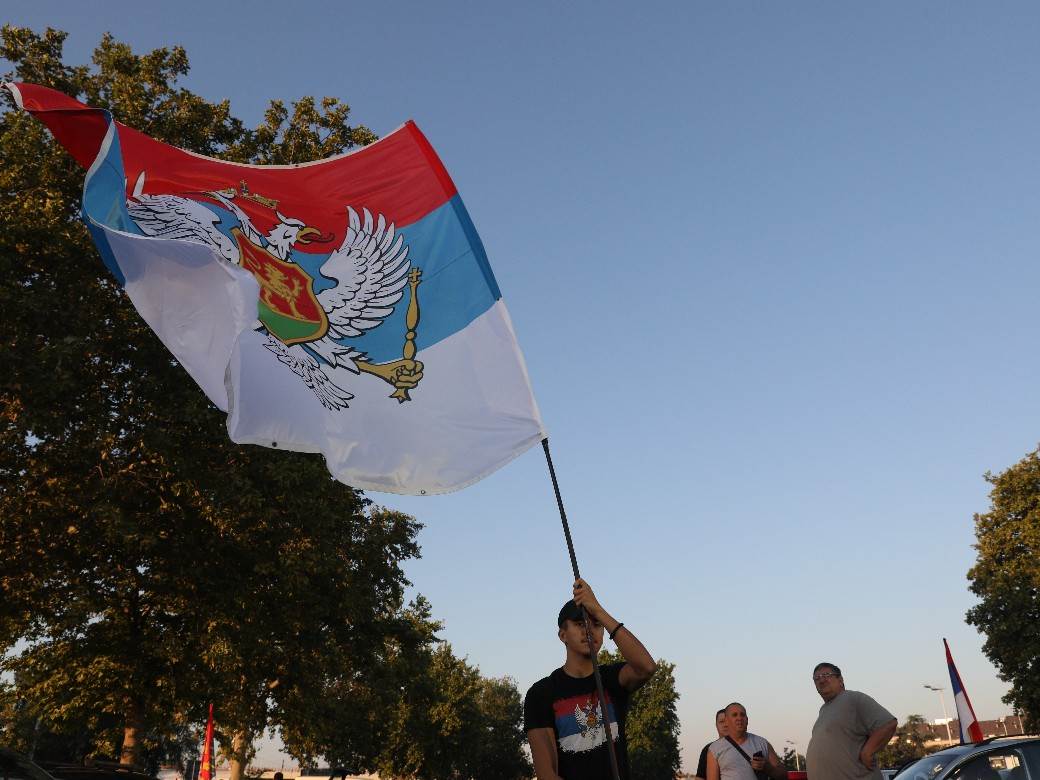 Crna Gora auto-litija Podgorica blokada puteva