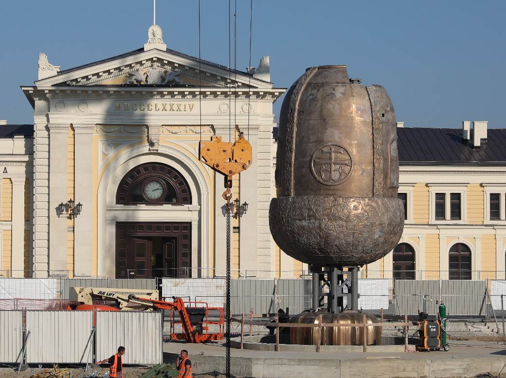 Spomenik Stefanu Nemanji prva faza gotova