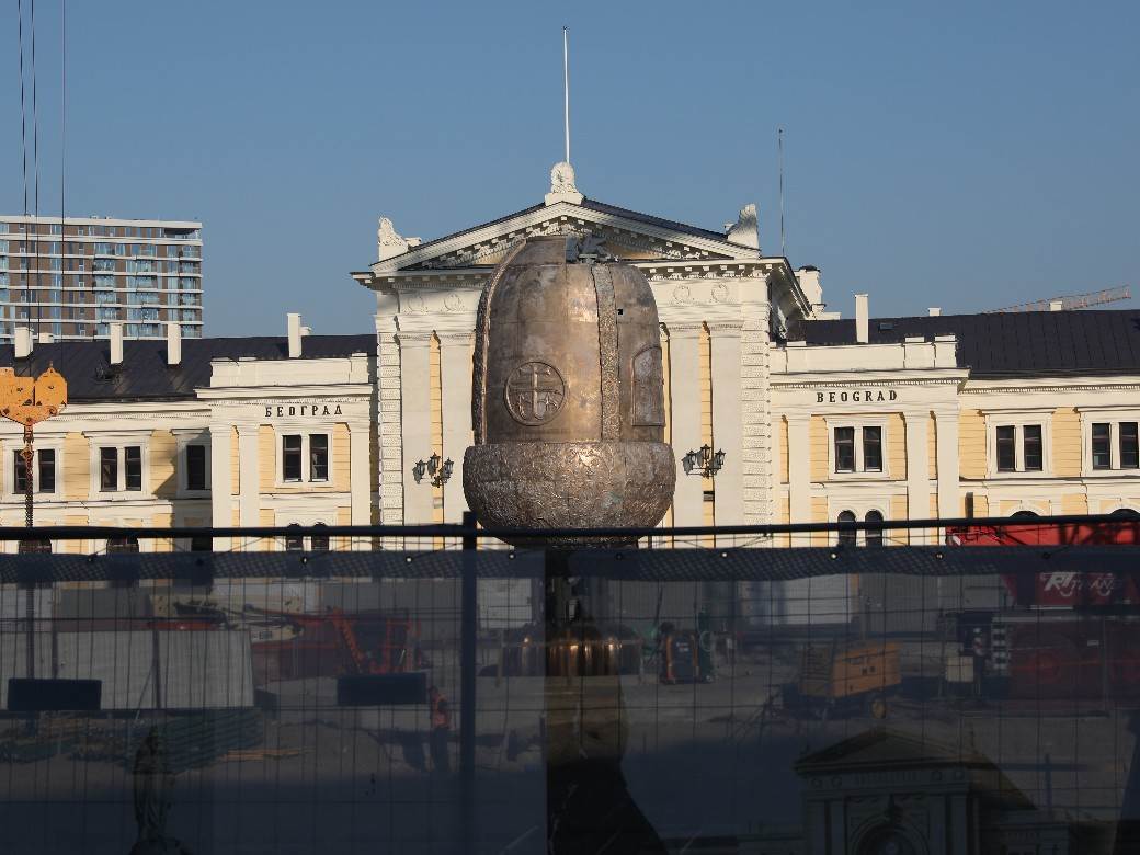 Spomenik Stefanu Nemanji prva faza gotova