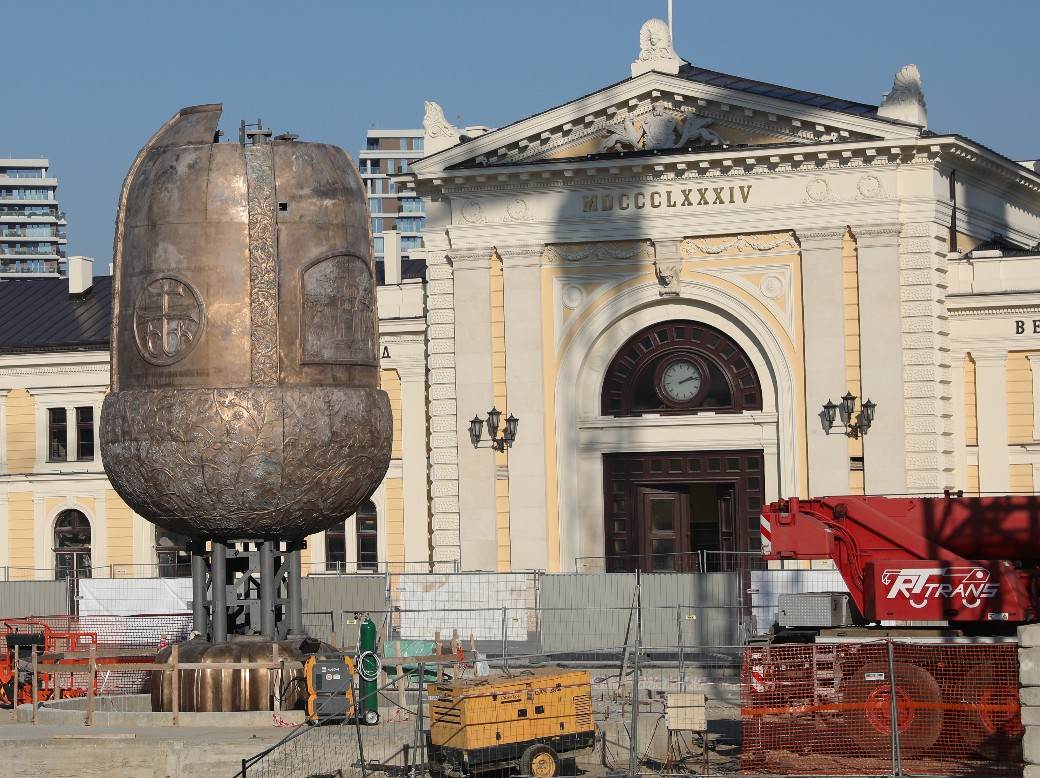 Spomenik Stefanu Nemanji prva faza gotova