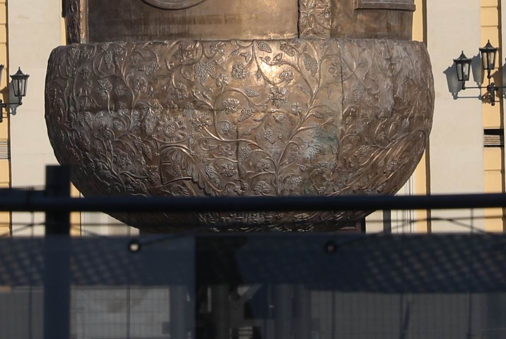 Spomenik Stefanu Nemanji prva faza gotova