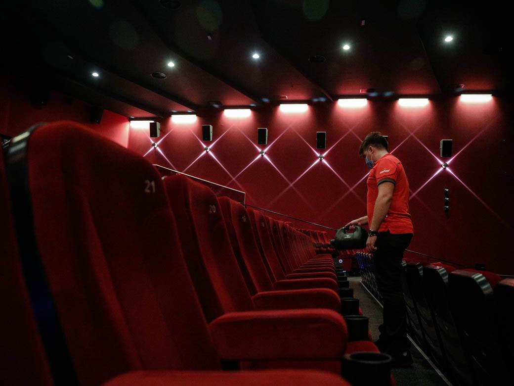 Bioskopi Beograd otvaranje dezinfekcija korona virus mere popuštanje FOTORGAFIJE