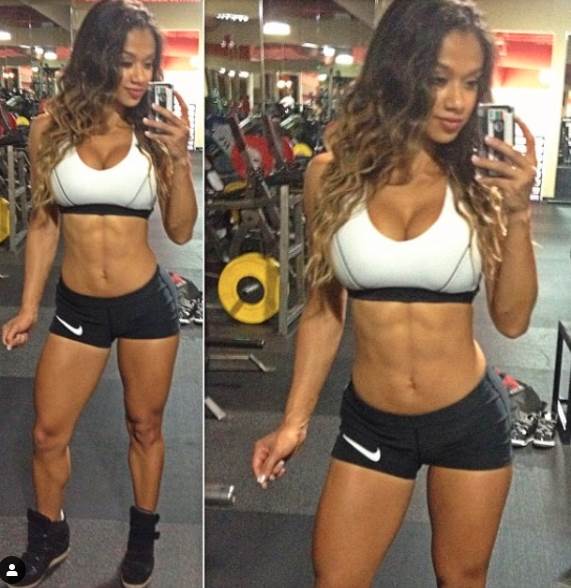 Laiz de Leon fitnes model Instagram foto