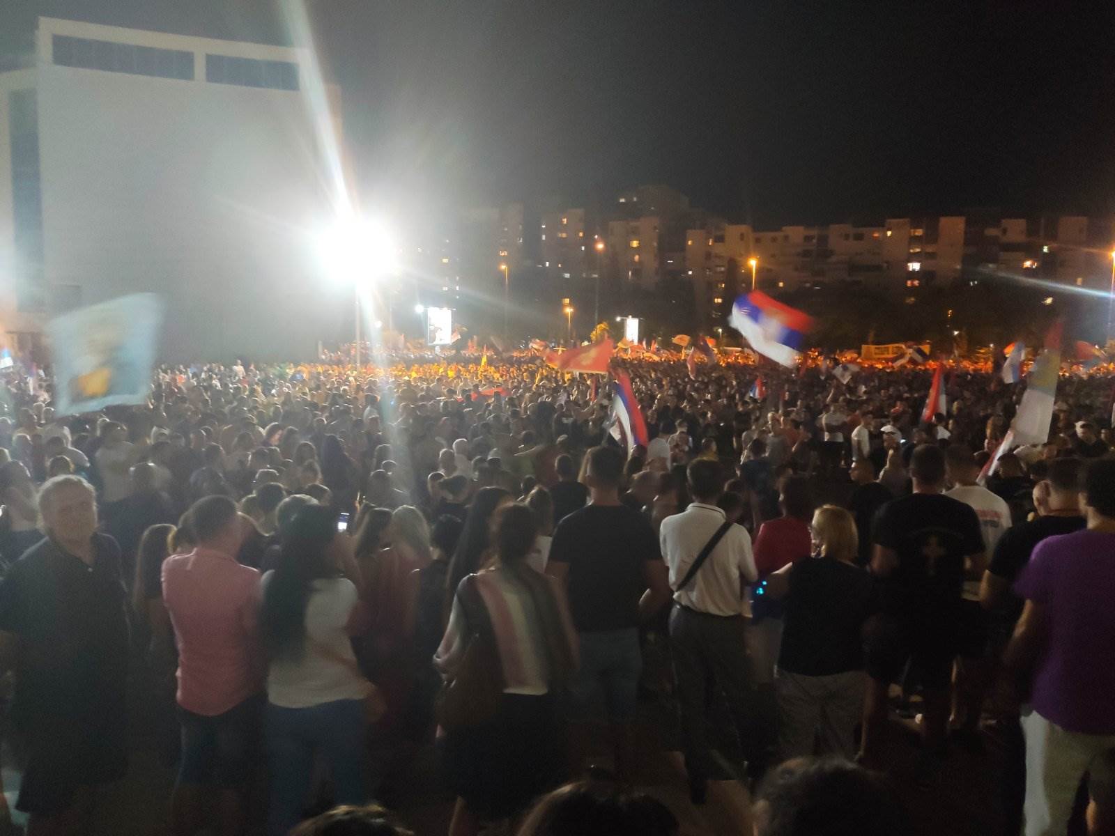 Crne gora izbori pobeda proslava Bijelo Polje Bar Berane Danilovgrad