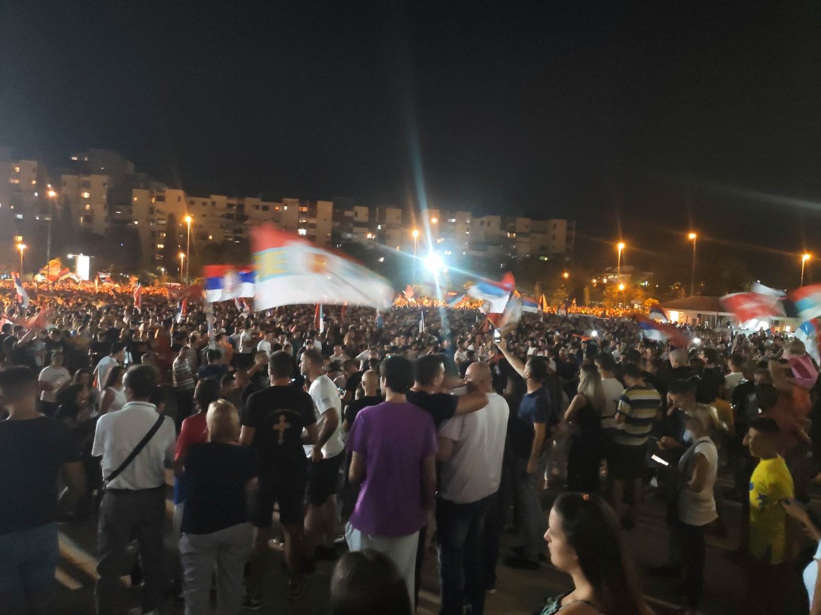 Crne gora izbori pobeda proslava Bijelo Polje Bar Berane Danilovgrad