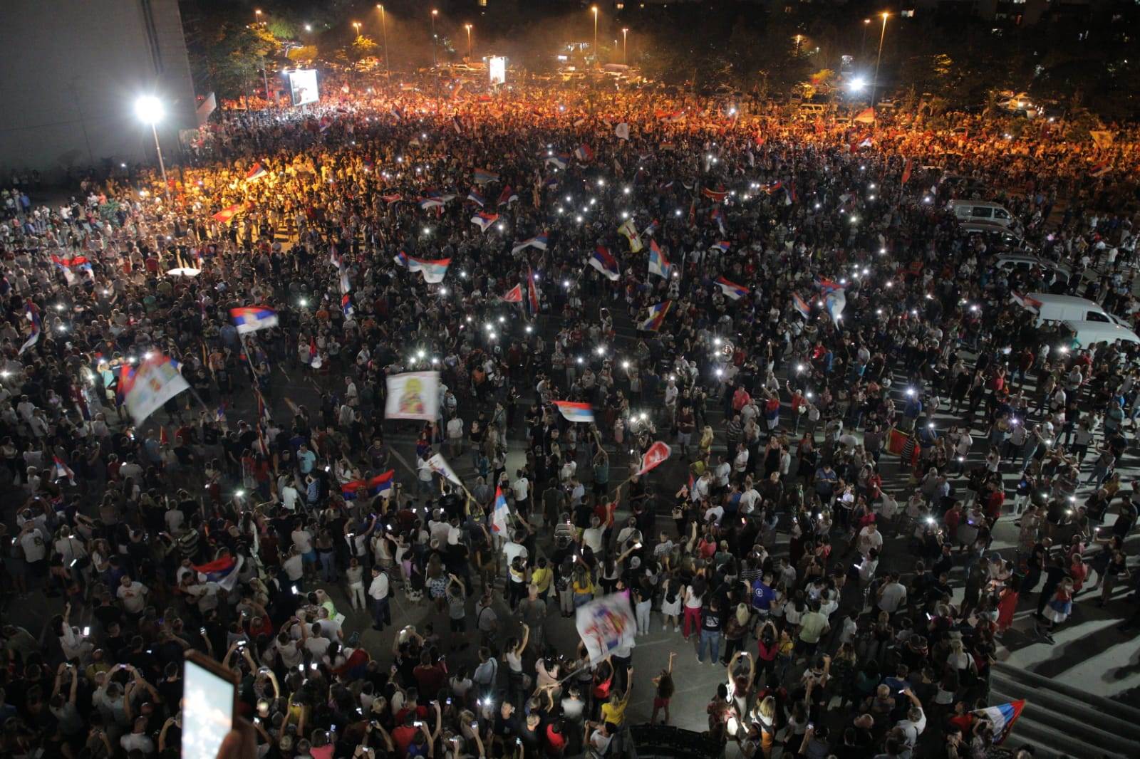 Crne gora izbori pobeda proslava Bijelo Polje Bar Berane Danilovgrad