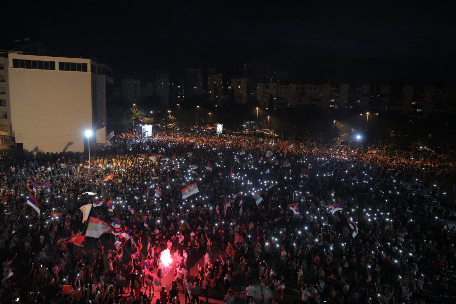 Crne gora izbori pobeda proslava Bijelo Polje Bar Berane Danilovgrad