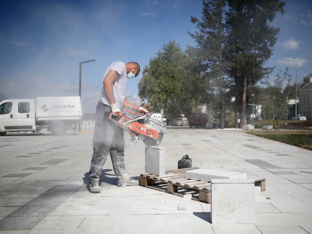 promenada pristanište radovi rekonstrukcija beton hala goran vesić obećanje fotografije