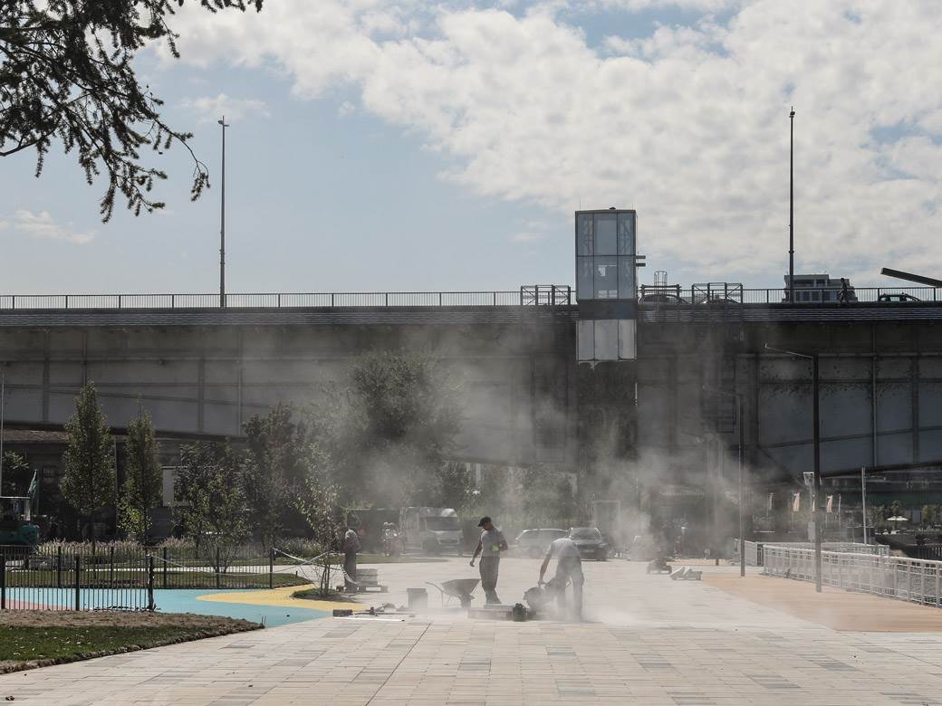 promenada pristanište radovi rekonstrukcija beton hala goran vesić obećanje fotografije
