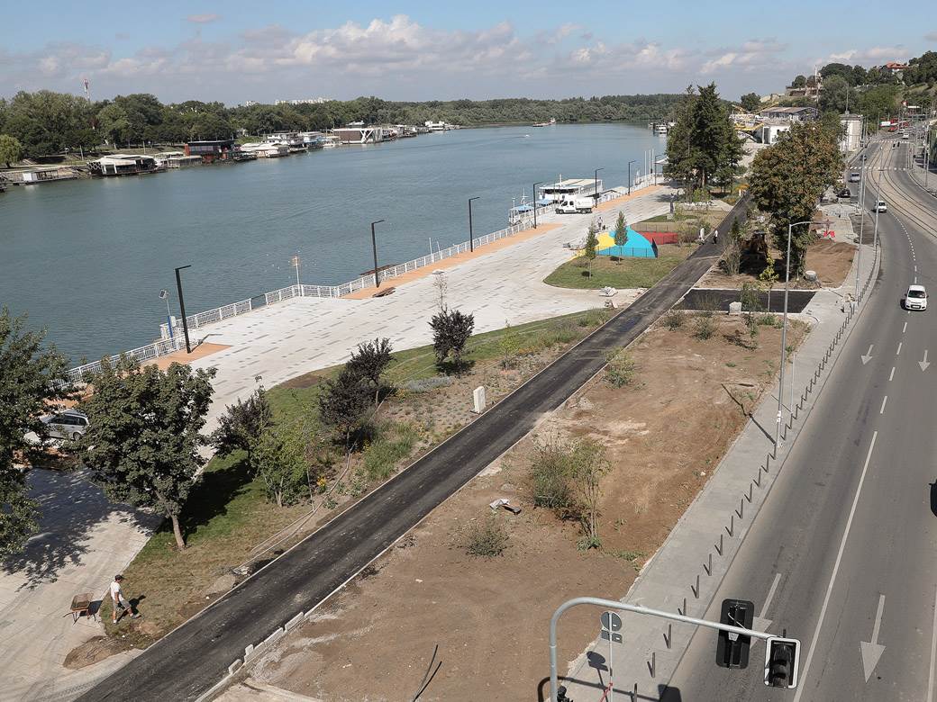 promenada pristanište radovi rekonstrukcija beton hala goran vesić obećanje fotografije