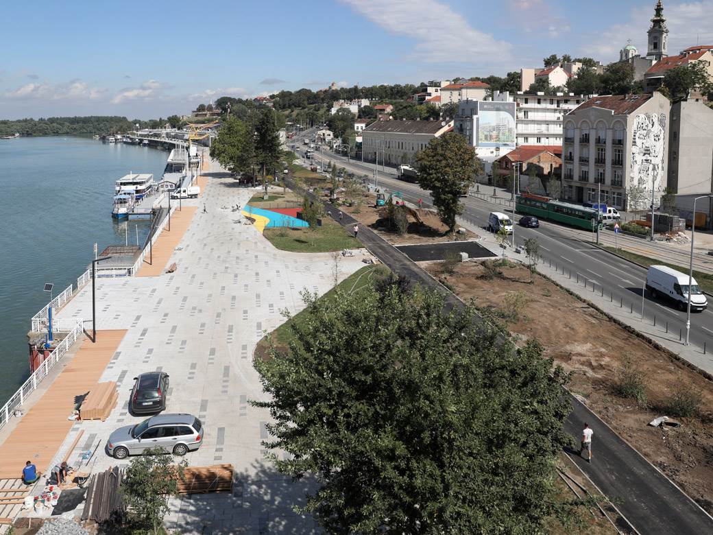 promenada pristanište radovi rekonstrukcija beton hala goran vesić obećanje fotografije