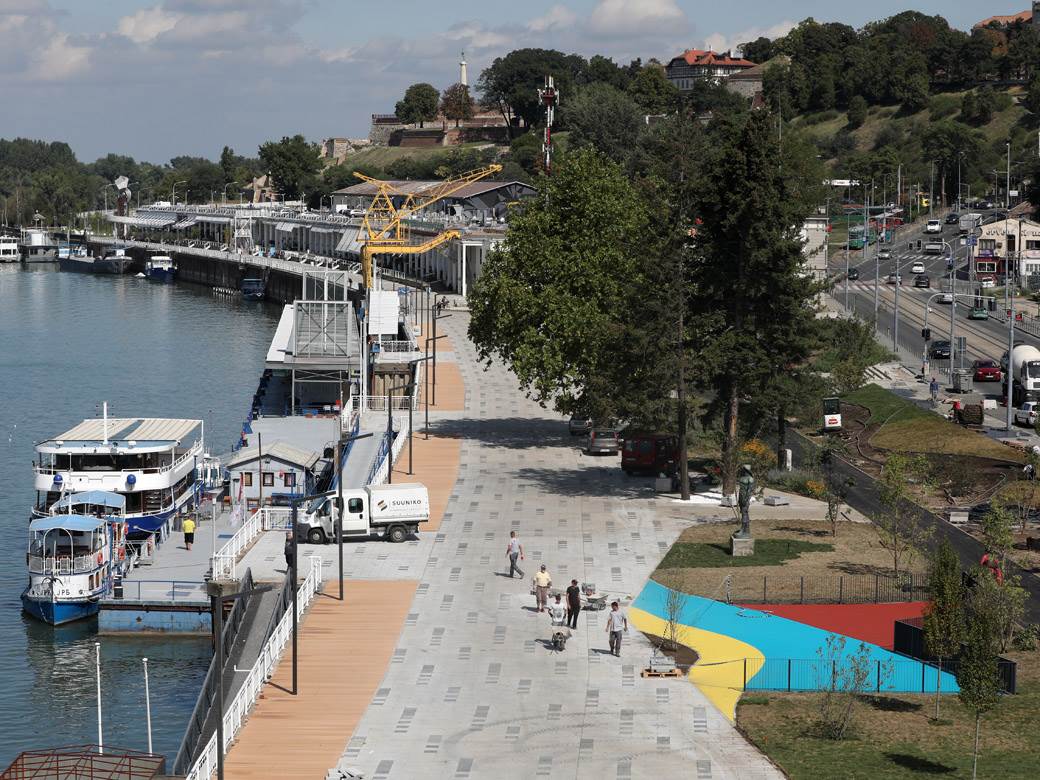 promenada pristanište radovi rekonstrukcija beton hala goran vesić obećanje fotografije