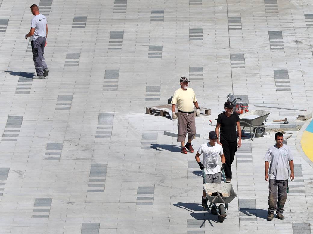 promenada pristanište radovi rekonstrukcija beton hala goran vesić obećanje fotografije