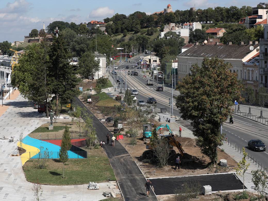 promenada pristanište radovi rekonstrukcija beton hala goran vesić obećanje fotografije
