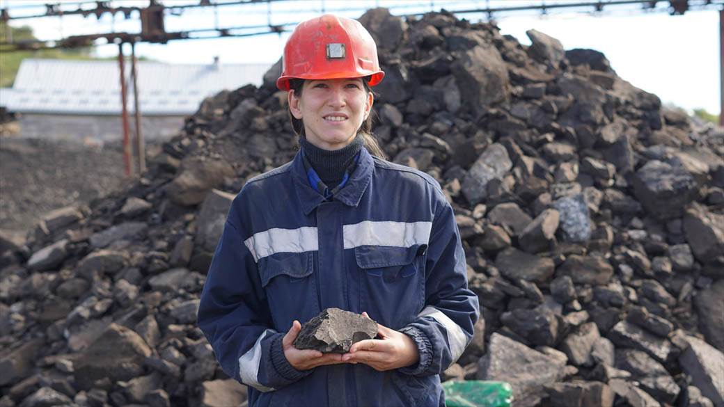 Jedina žena rudar u Srbiji Dušica Karličić rudnik Sjenica fotografije