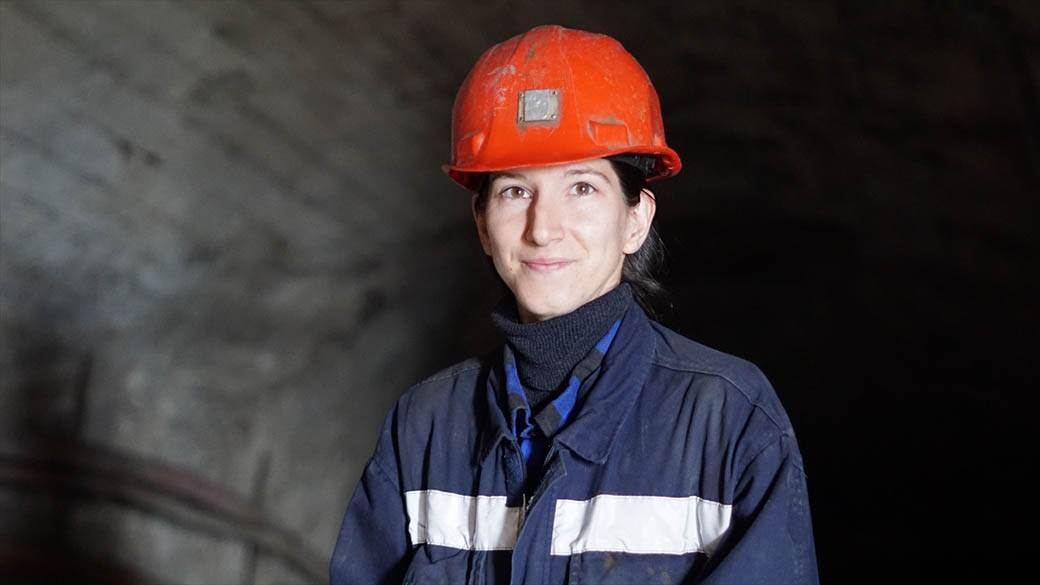 Jedina žena rudar u Srbiji Dušica Karličić rudnik Sjenica fotografije