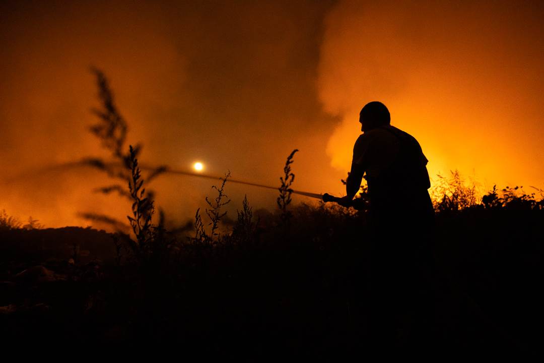 požar pančevo deponija glogonj vatra vatrogasci