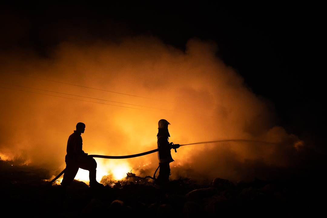 požar pančevo deponija glogonj vatra vatrogasci