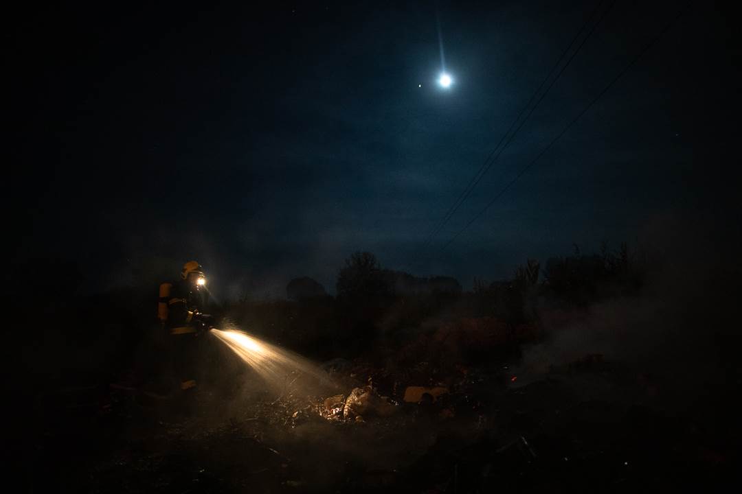 požar pančevo deponija glogonj vatra vatrogasci