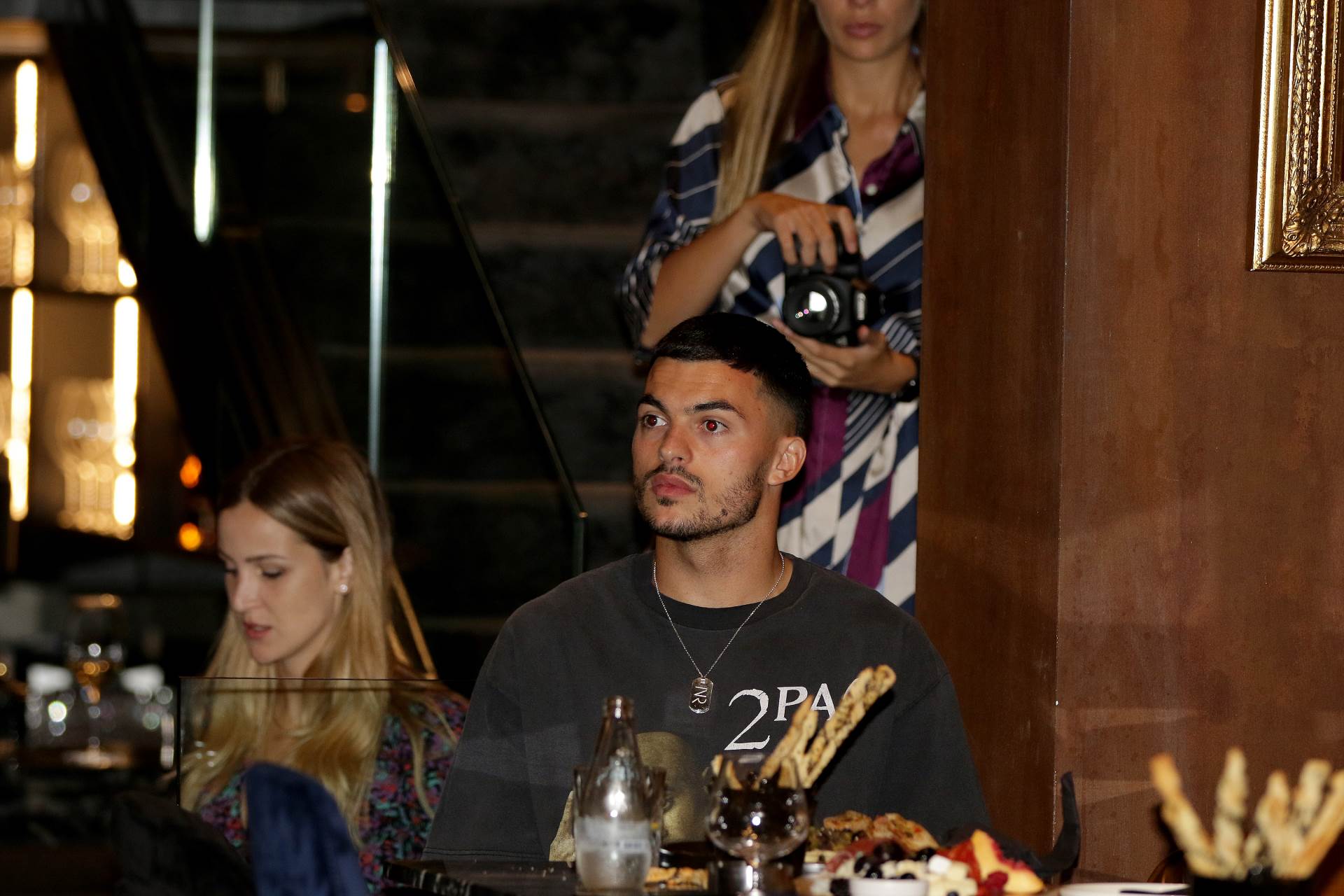 Nemanja Radonjić kafić Stojković, Lola Smiljanić, Predrag Rajković i Luna i Marko na otvaranju FOTO