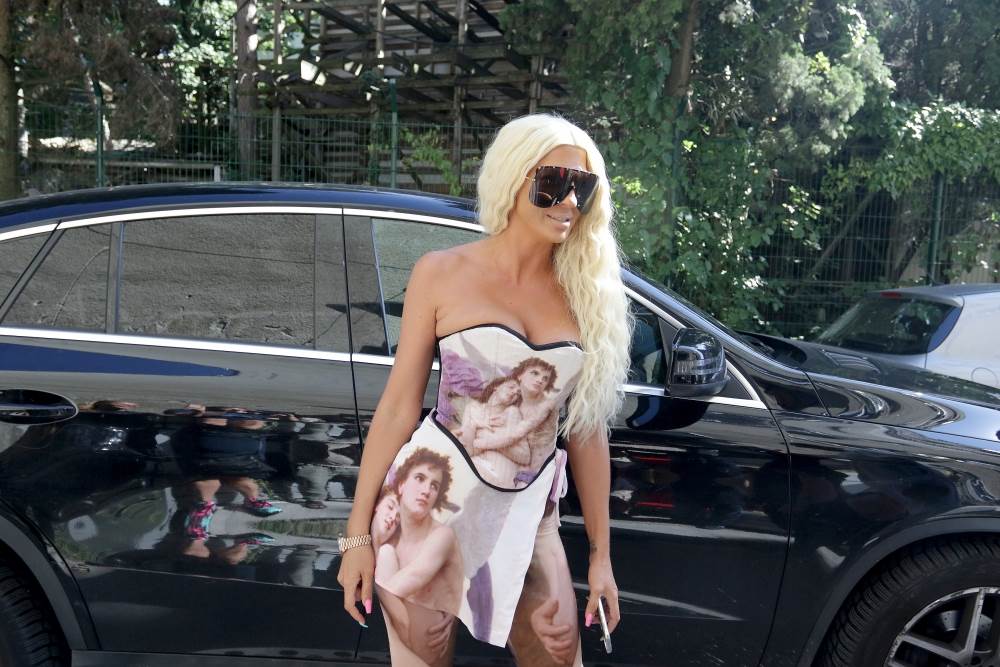 Jelena Karleuša kombinezon anđeli snimanje Zvezde Granda foto