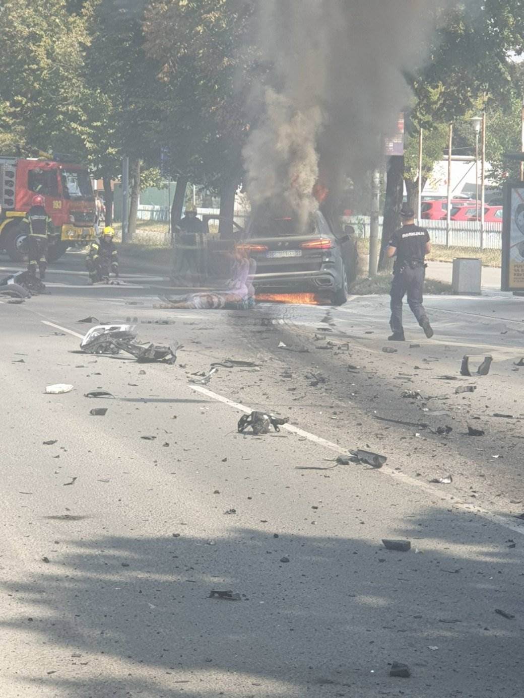 Bomba Novi Beograd džip eksplozija Omladinskih brigada