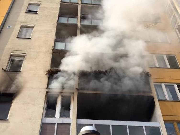 Požar-Pirot-izgoreo stan-ima povređenih