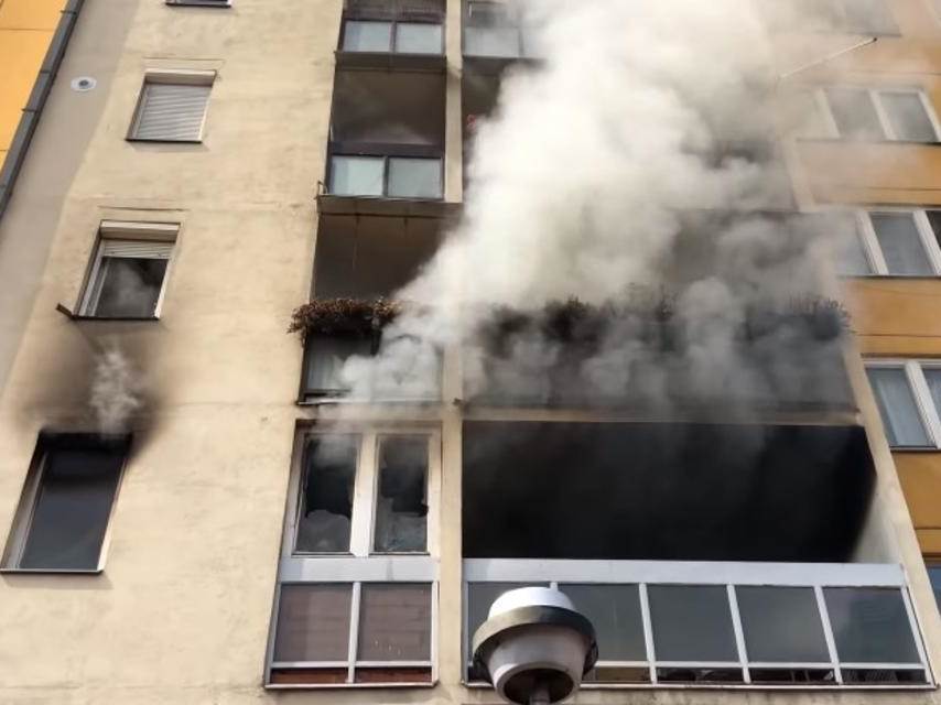 Požar-Pirot-izgoreo stan-ima povređenih