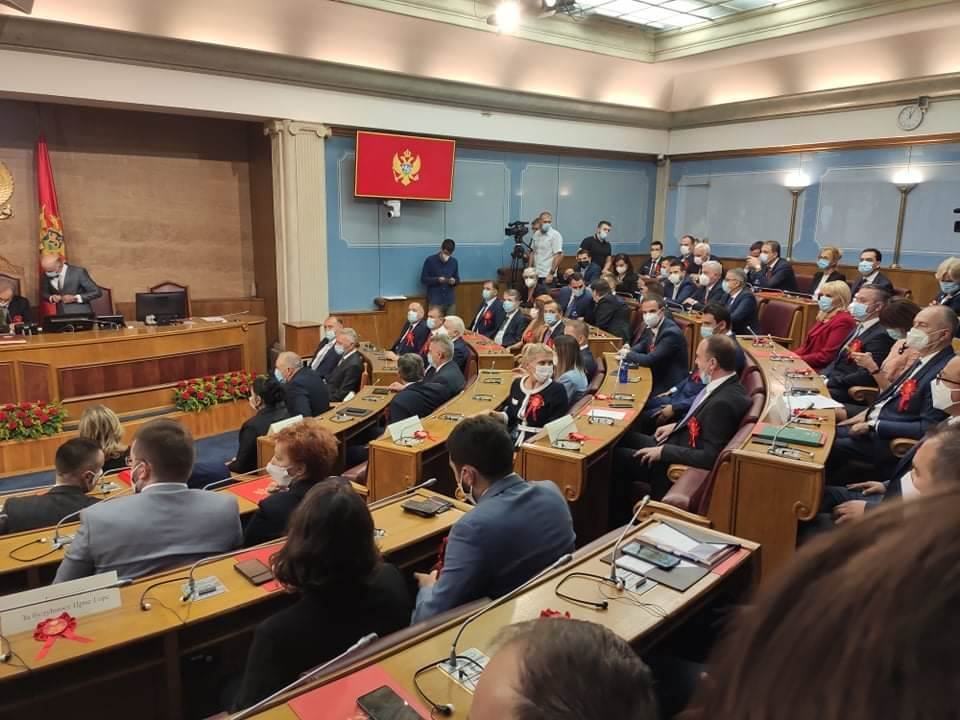 Crna Gora konstitutivna sednica skupština