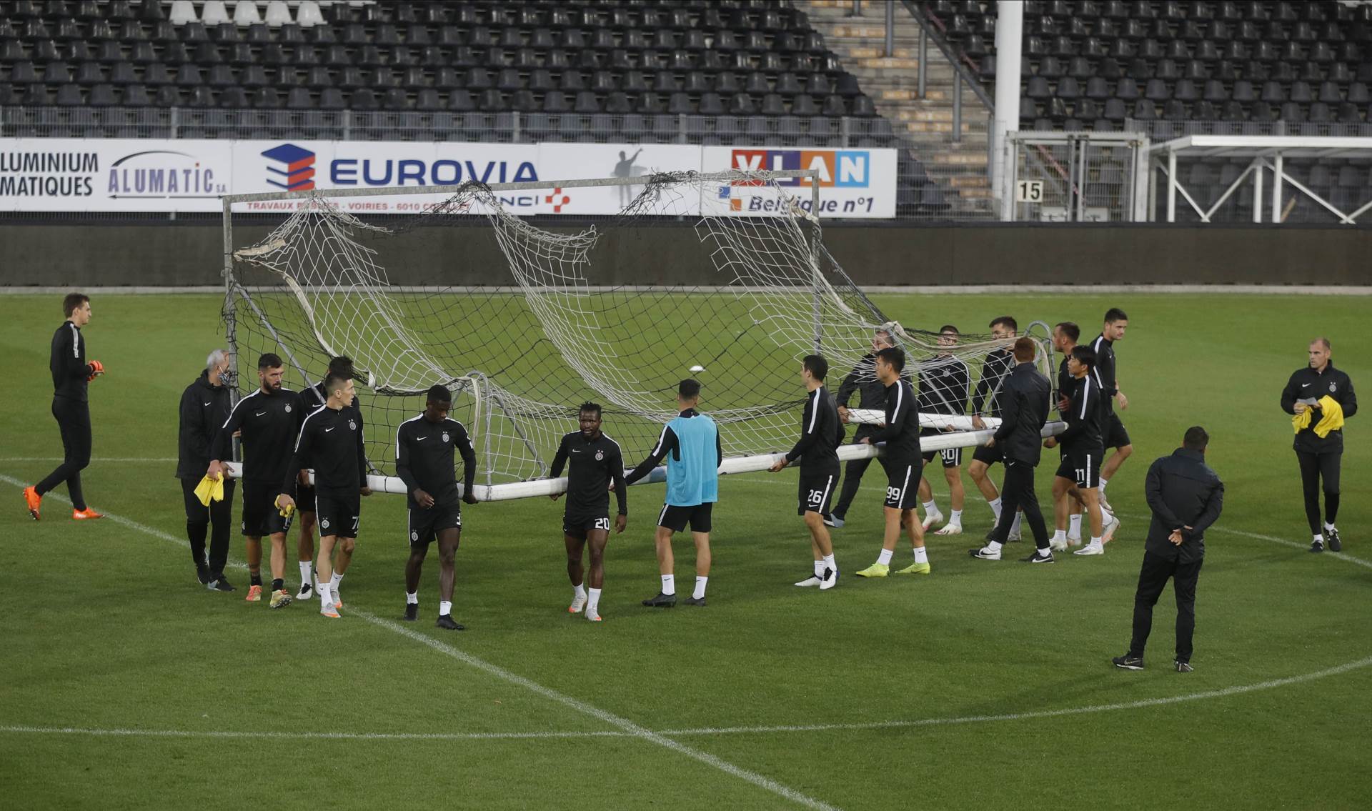 FK Partizan trening Liga Evrope treće kolo kvalifikacija Šarlroa