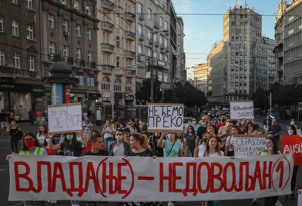 Studenti protest Beograd školarine 