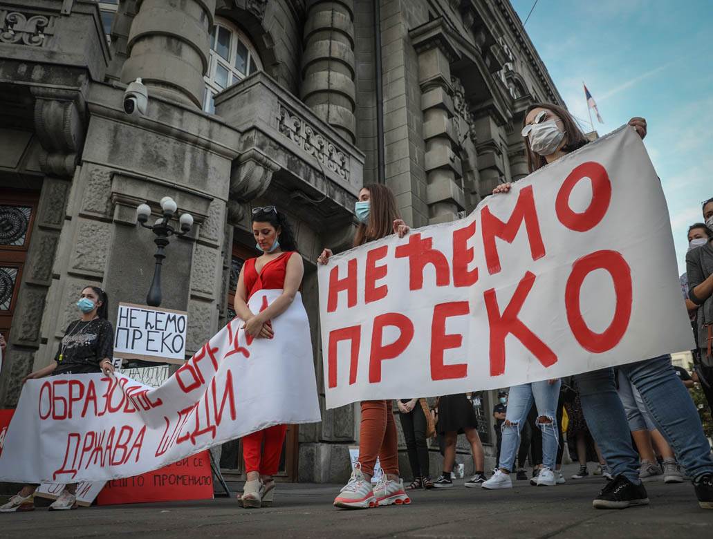 Studenti protest Beograd školarine 
