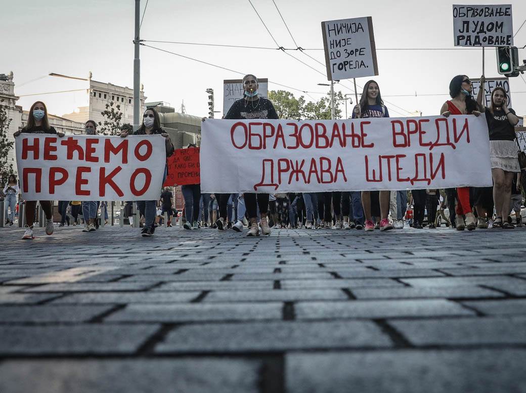 Studenti protest Beograd školarine 