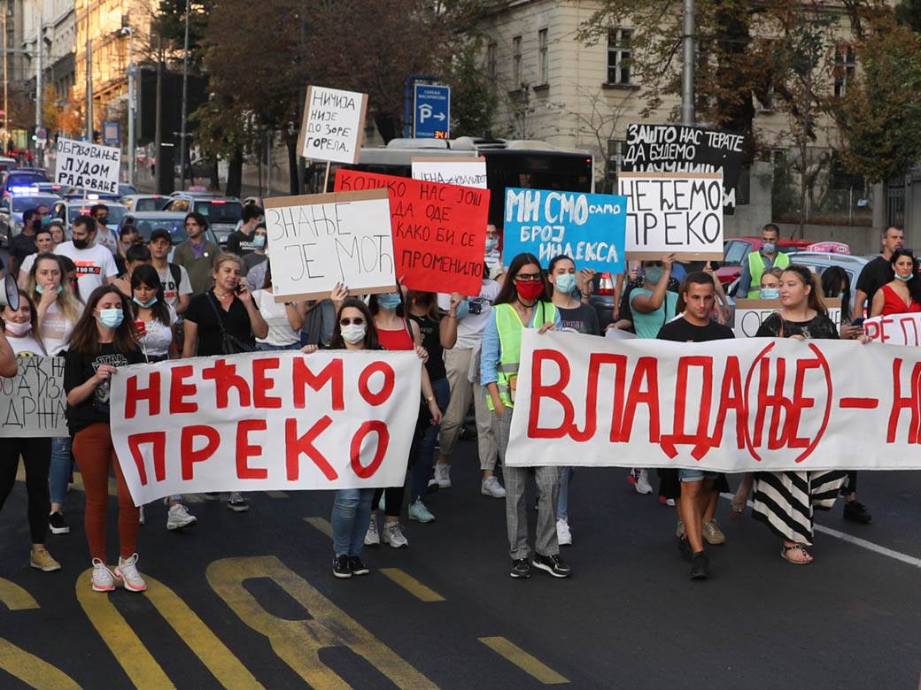 Studenti protest Beograd školarine 