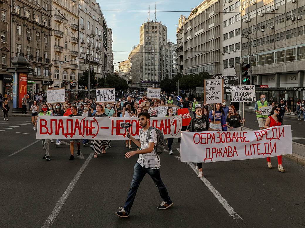 Studenti protest Beograd školarine 