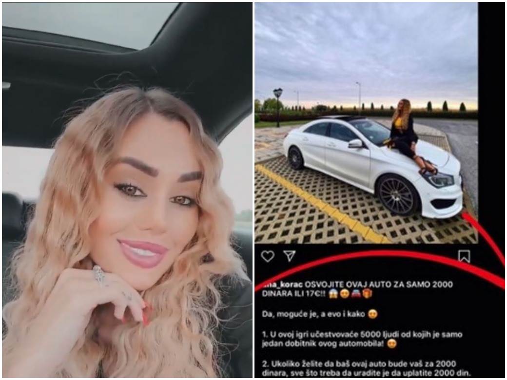 Ana Korać nagradna igra mercedes za 2.000 dinara nagradna igra 1 od 5000