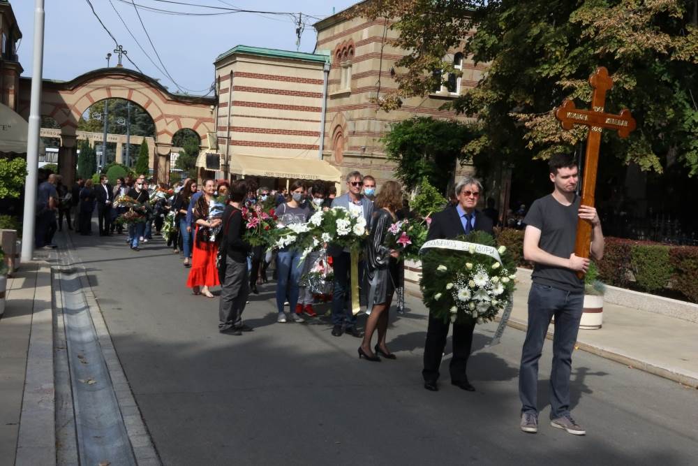 Isidora Žebeljan sahrana Novo groblje