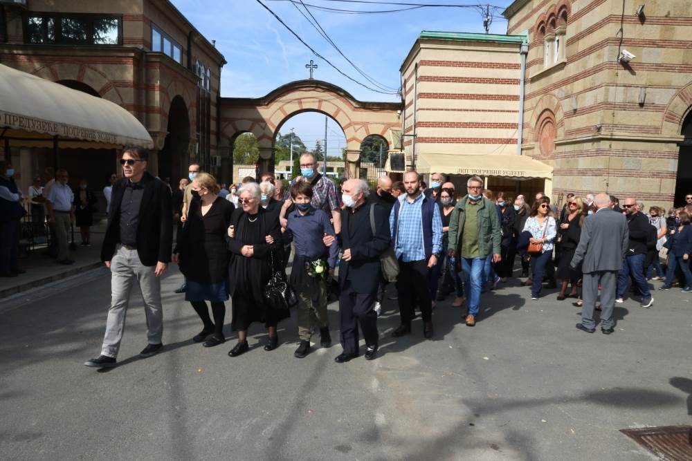 Isidora Žebeljan sahrana Novo groblje