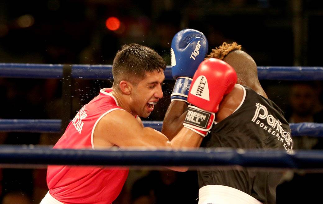 Crvena zvezda-Partizan-boks-Beograd-Trg-Republike-fotografije