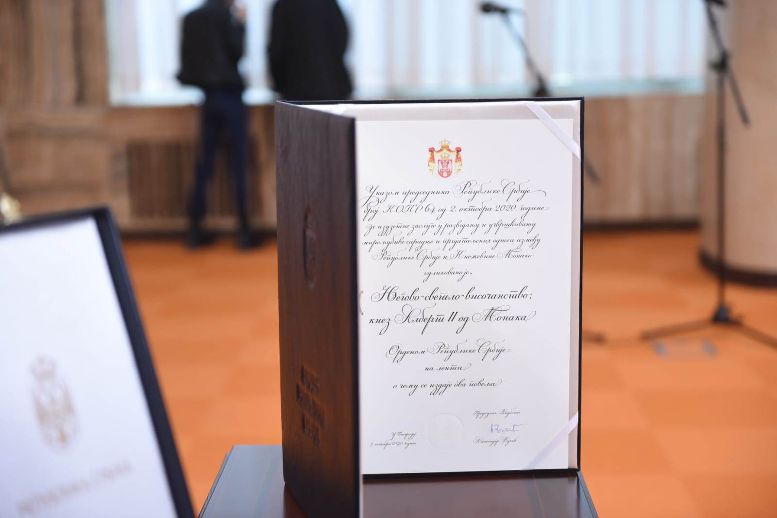 Princ od Monaka-poseta-Beograd-svečani doček-Palata Srbije-Aleksandar Vučić