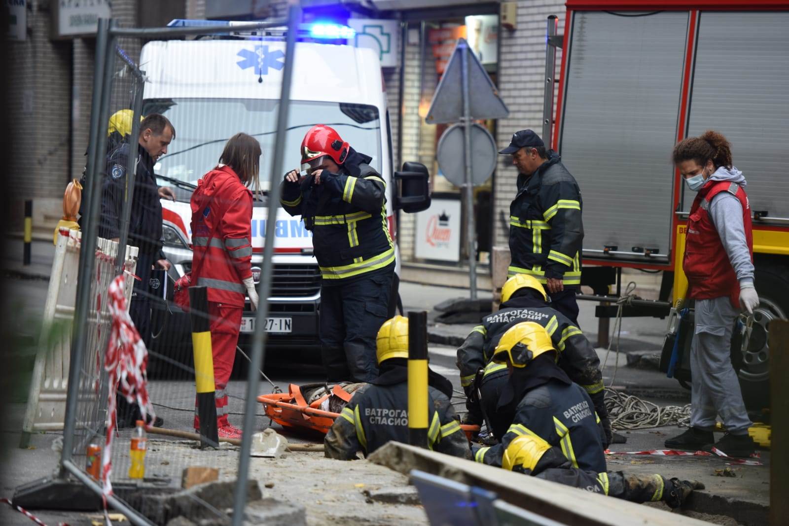 Nesreća na gradilištu u Beogadu Stanoja Glavaša Kneza Danila
