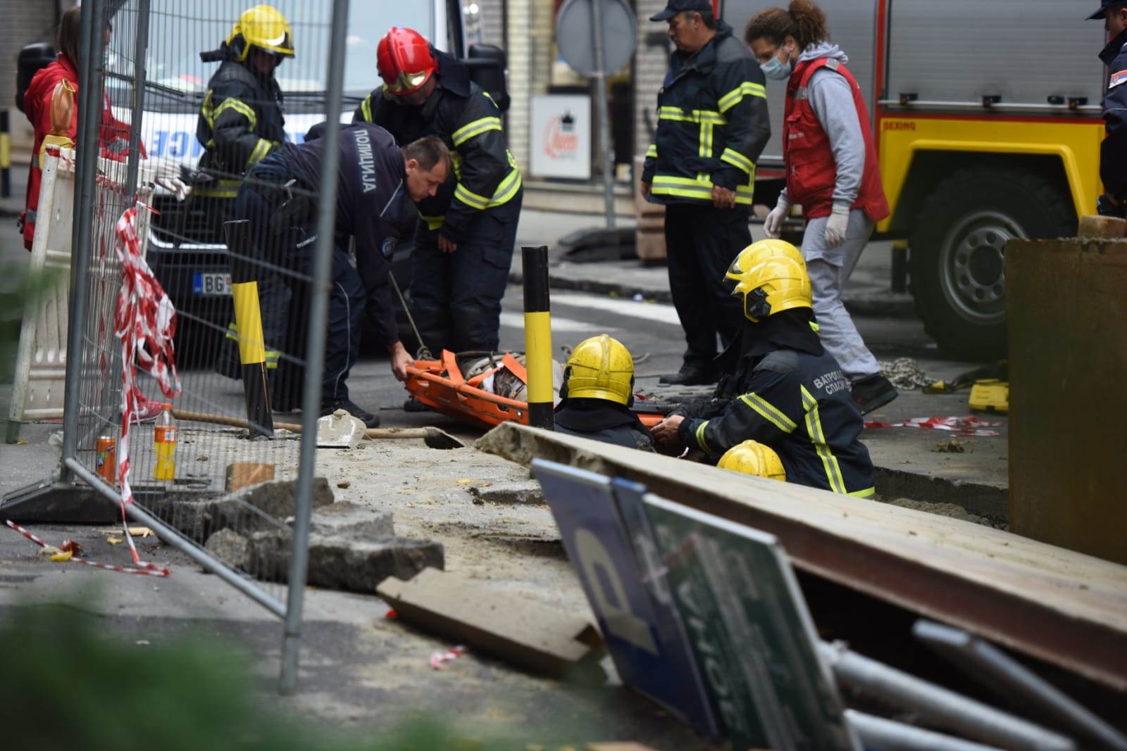 Nesreća na gradilištu u Beogadu Stanoja Glavaša Kneza Danila