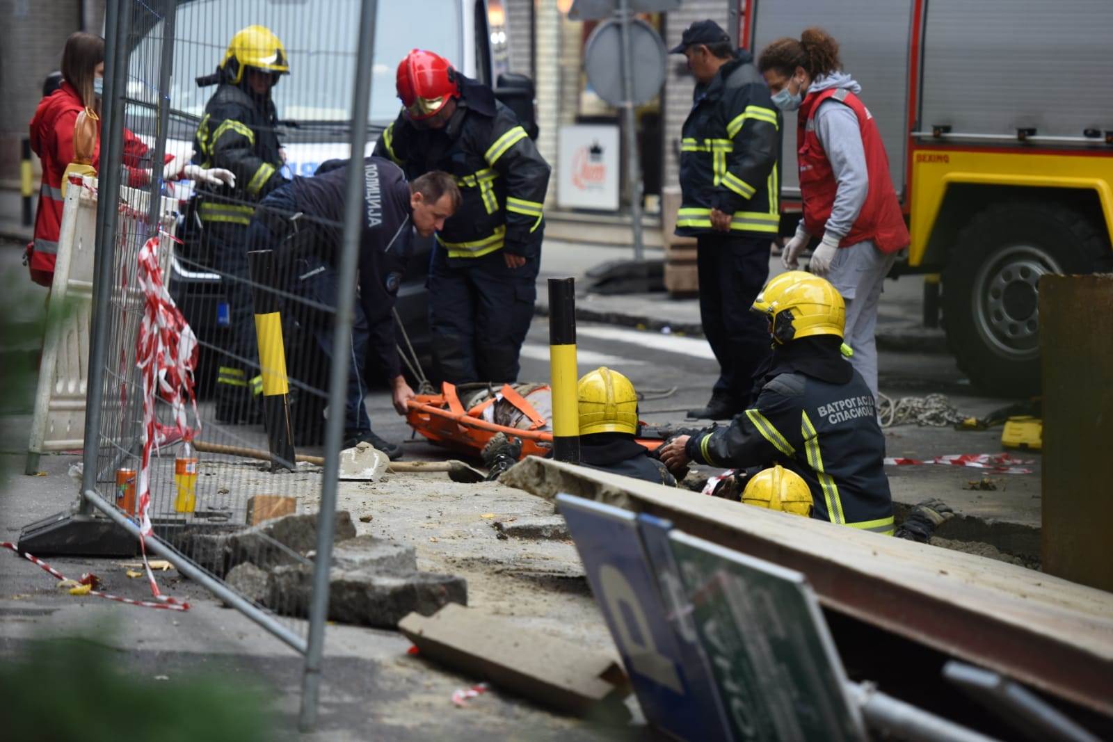 Nesreća na gradilištu u Beogadu Stanoja Glavaša Kneza Danila