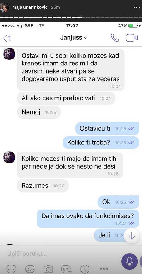 Maja Marinković Marko Janjušević Janjuš tukao Maju bila sva u modricama