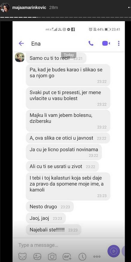 Maja Marinković Marko Janjušević Janjuš tukao Maju bila sva u modricama